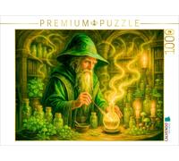 Puzzle · Un Sorcier mélange Une Potion Ancienne avec des Herbes Magiques | Une potion magique puissante est créée dans la cuisine… · 1000 pièces · Format assemblé 64 × 48 cm · CALVENDO Puzzle