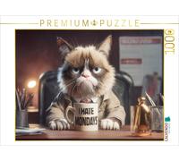 Puzzle CALVENDO Un sourire amical Le matin au bureau | 1000 pièces, format assem