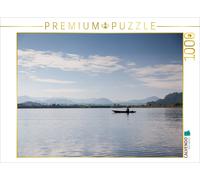 Puzzle CALVENDO Une balade en canoë le matin sur le lac Mutanda | 1000 pièces, f