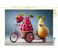 Puzzle CALVENDO Une excursion aux framboises avec la poire | 1000 pièces, format