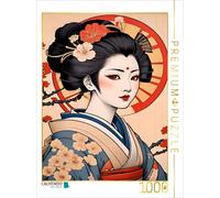 Puzzle CALVENDO Une geisha japonaise | 1000 pièces, format assemblé 64 × 48 cm |