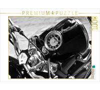 Puzzle CALVENDO Une illustration tirée du calendrier BMW R69S en noir et blanc |