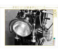 Puzzle CALVENDO Une illustration tirée du calendrier BMW R69S en noir et blanc |