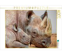 CALVENDO Puzzle Espèces menacées d'extinction - Rhino 1000 Pieces 64 x 48 cm from Peter Roder
