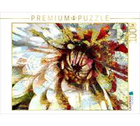 CALVENDO Puzzle EIN Motiv aus dem Kalender Blumen und Blätter in abstrakter Art 1000 Teile Puzzle quer 1000 Pieces 64 x 48 cm from Loro-Artwork