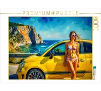 Puzzle CALVENDO Une illustration tirée du calendrier, inspirée de l'Abarth 595 |