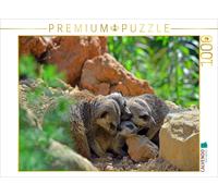 Puzzle CALVENDO Une illustration tirée du calendrier « La crèche des suricates »