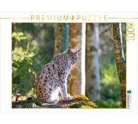 CALVENDO Puzzle Fascination Lynx dans la forêt Bavaroise 1000 Pieces 64 x 48 cm from Christian Haidl