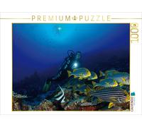 CALVENDO Puzzle Maldives - Le Monde sous-Marin coloré 1000 Pieces 64 x 48 cm from Martin Kraus