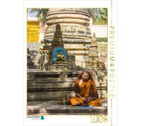 Puzzle CALVENDO Une illustration tirée du calendrier « Mahabodhi » - le temple d