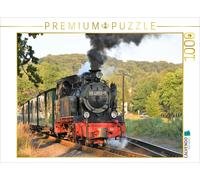 CALVENDO Puzzle Locomotive à Vapeur dans la lumière du Soir 1000 Pieces 64 x 48 cm from Silvia Ott