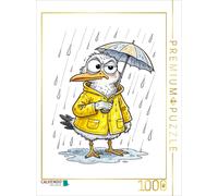 Puzzle CALVENDO Une mouette de bande dessinée en imperméable de Frise orientale
