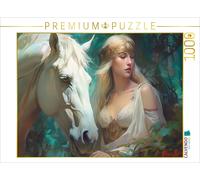 Puzzle CALVENDO Une princesse elfe et son cheval | 1000 pièces, format assemblé