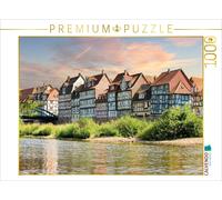 Puzzle CALVENDO Une rangée de maisons historiques au bord de la Fulda | 1000 piè