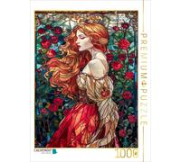 Puzzle CALVENDO Une scène enchanteresse montre une princesse au milieu d'un jard