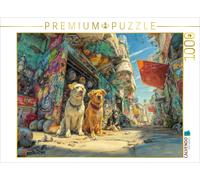CALVENDO Puzzle Ville colorée | 1000 pièces de Taille de la Pose 64 x 48 cm Puzzle Photo pour des Heures heureuses