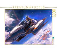 Puzzle CALVENDO Uneinholbar - Speeder Science Fiction Anime | 1000 pièces, forma