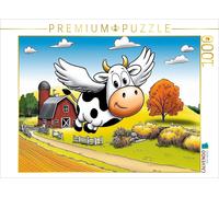 Puzzle CALVENDO Vaches volantes | 1000 pièces, format assemblé 64 × 48 cm | Puzz
