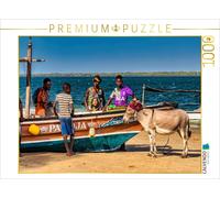 Puzzle · Vainqueur du Concours de beauté des ânes | L'île de Lamu nous fait découvrir un autre monde passionnant · 1000 pièces · Format assemblé 64 × 48 cm · CALVENDO Puzzle