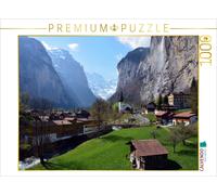 CALVENDO Puzzle Vallée de Lauterbrunnen 1000 Pieces 64 x 48 cm from Bettina Schnittert