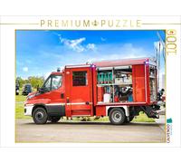 Puzzle CALVENDO Véhicule d'intervention des pompiers / Véhicule équipé d'une mot