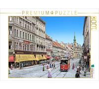 Puzzle CALVENDO Vienne - Mariahilferstraße 1908 (colorisation à partir d'une pho
