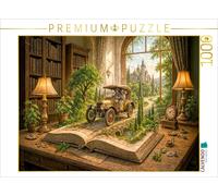 Puzzle · Voyage dans Le Temps sur Roues avec Une Voiture Ancienne | L'élégance des oldtimers entre les pages · 1000 pièces · Format assemblé 64 × 48 cm · CALVENDO Puzzle
