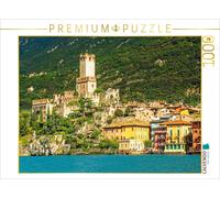Puzzle CALVENDO Vue de carte postale sur Malcesine | 1000 pièces, format assembl
