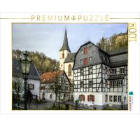 Puzzle CALVENDO Vue sur la mairie et l'église de Blankenheim | 1000 pièces, form