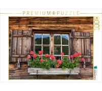 CALVENDO Puzzle Fenster der Alpe Gschwender Berg 1000 Teile Puzzle quer 1000 Pieces 64 x 48 cm from TomKli