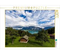 Puzzle CALVENDO Vue sur le lac Attersee et le massif du Höllengebirge | 1000 piè