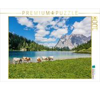 CALVENDO Puzzle Vue sur Le Seebensee jusqu'à la Zugspitze. 1000 Pieces 64 x 48 cm from Sascha Ferrari
