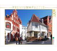 Puzzle · Wismar, Lübschestraße, Durchgang zum Marktplatz | Wohlfühlatmosphäre in der Einkaufsstraße · 1000 pièces · Format assemblé 64 × 48 cm · CALVENDO Puzzle