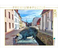 Puzzle CALVENDO Wismar, près du pont Schweinsbrücke | 1000 pièces, format assemb