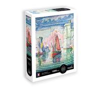 Sentosphère - Puzzle 1000 pièces - Puzzle Adultes - Paysage - Entrée du Port de la Rochelle - Impression en 7 Couleurs - Toucher Soyeux - Qualité Premium - Boite écologique - Made in France