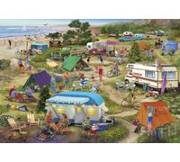 PUZZLE CAMPING A LA MER RETRO 1000 PIECES