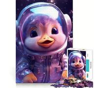 Puzzle Canard de l'espace 1000 pièces pour Adultes, Jeu de réflexion, Divertissement paisible, pièce de Collection aux découpes soignées (38x26cm)