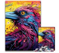 Puzzle Canard Violet Coloré 1000 Pièces pour Adultes Puzzle Impossible pour Adultes pour Les Vacances et Décoration Intérieure 50x75cm / 19,68x29,52 Pouces