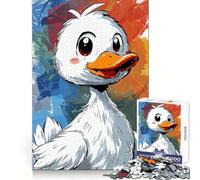 Puzzle Caneton Joueur 1000 Pièces pour Adolescents Jeu de Logique et de Train Décoration Murale Légère et Découpe Lisse (38x26cm)