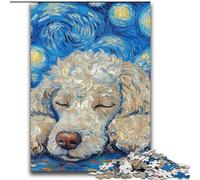 Puzzle Caniche Ciel Nocturne 2000 pièces pour Adolescents, à partir de 14 Ans, Jeux Amusants, activités à la Maison, Cadeaux d'anniversaire, Cadeaux de Voyage (70x100cm)