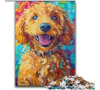 Puzzle Caniche pour Adolescents 2000 pièces, Jeux en Famille, activités Amusantes à la Maison, Cadeau d'anniversaire, Cadeaux de Voyage 70x100cm