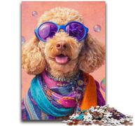 Puzzle Caniche Tendance pour Adolescents, 1 000 pièces, Jouets éducatifs et éducatifs, Jeux familiaux, Cadeaux d'anniversaire et Cadeaux Uniques (50x75cm)