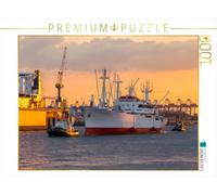 Puzzle · Cap San Diego bei der Einfahrt in den Hafen | 1000 pièces · Format assemblé 64 × 48 cm · CALVENDO Puzzle
