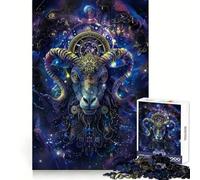 Puzzle Capricorne pour Adultes, 1000 pièces, pour stimuler l'esprit, Calmer et se distraire, Bords Uniformes, Art, Cadeau de Noël (50x75cm)