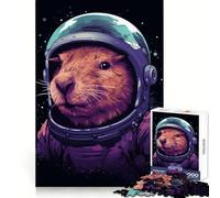 Puzzle Capybara Astronaute Galaxie 1000 Pièces pour Adolescents Cadeau Sensuel et Détente 38x26cm