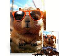 Puzzle Capybara Happy Be Capy pour Adolescents, 1000 pièces, pour développer l'intelligence et la dextérité, pour Un Loisir paisible et sain, idéal pour l'hiver (50x75cm)