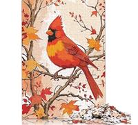 Puzzle Cardinal Rouge 1000 pièces (75 x 50 cm)