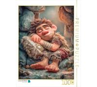 Puzzle · Caricatures de l'âge de Pierre | Une sieste paisible · 1000 pièces · Format assemblé 64 × 48 cm · CALVENDO Puzzle