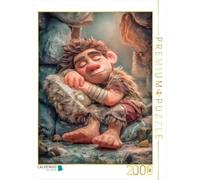 Puzzle · Caricatures de l'âge de Pierre | Une sieste paisible · 2000 pièces · Format assemblé 90 × 67 cm · CALVENDO Puzzle