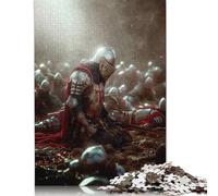 Puzzle carré 1000 pièces « Agenouillé pour Les Morts » pour Adultes, Puzzle en Bois, Jeu Pratique, 1000 pièces (75 x 50 cm)